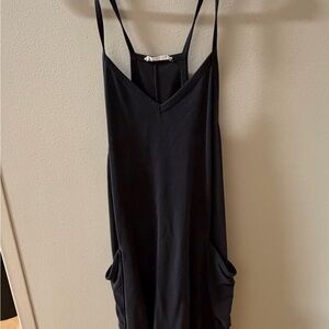 Ces Femme Black Sleeveless Jumpsuit Romper